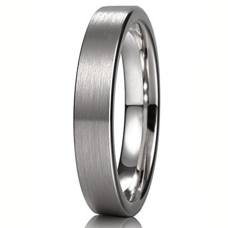Obrączka tytanowa  szer.4mm (1)