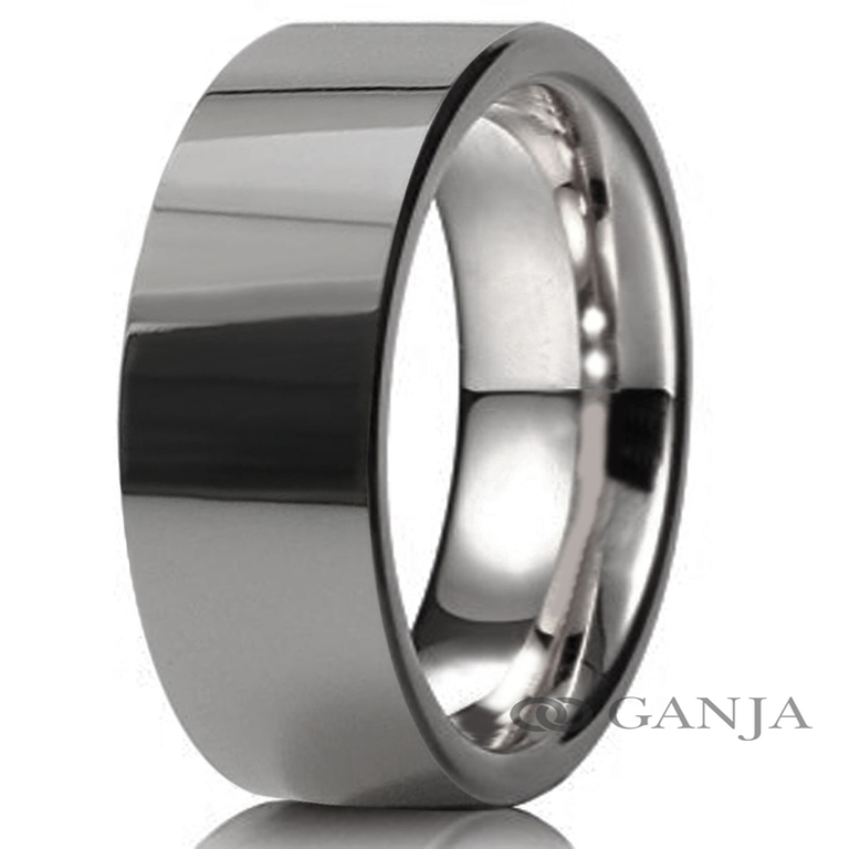 Obrączka tytanowa  szer.8mm (1)