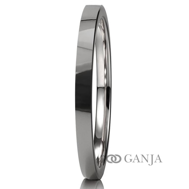 Obrączka tytanowa  szer.2mm (1)
